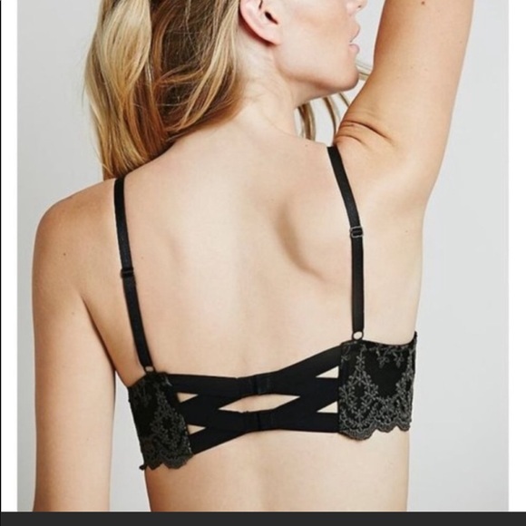 Free People NWT Daydreamer bra in onyx 32 D B 34 A - Picture 5 of 14